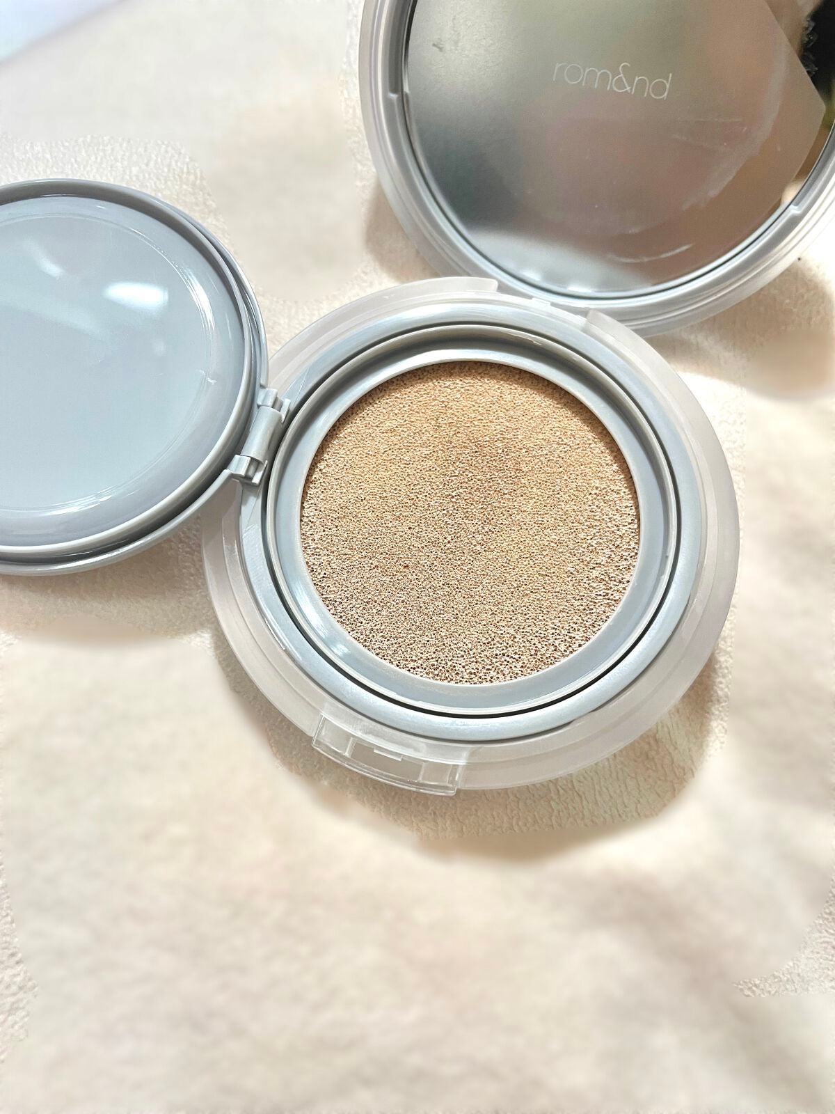 ヌーゼロクッション/rom&nd/クッションファンデーションを使ったクチコミ(1枚目)