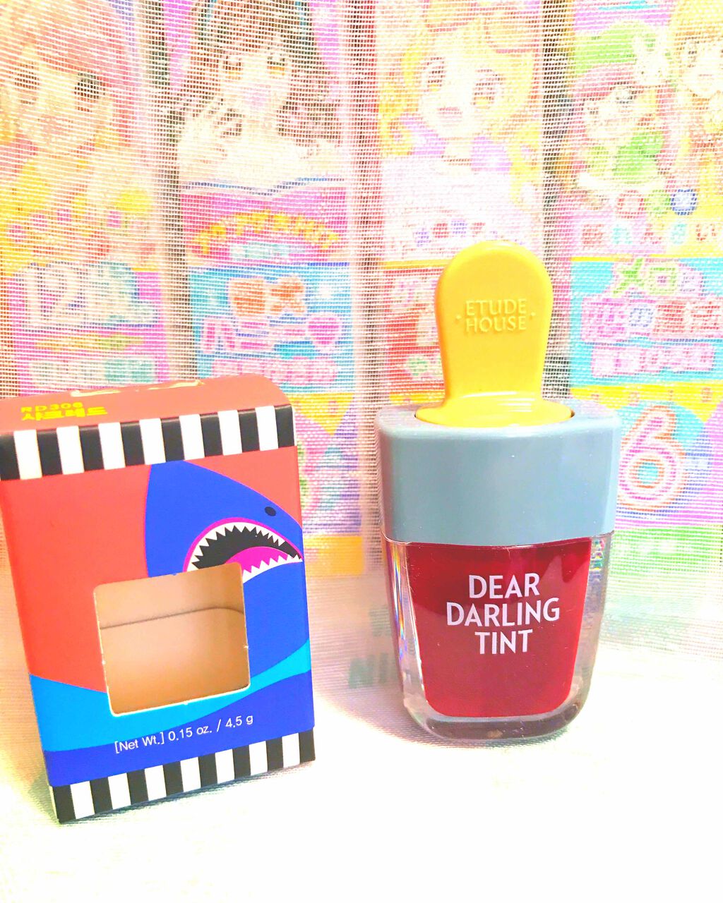 ディアダーリン ウォータージェルティント （アイスティント）/ETUDE/口紅を使ったクチコミ（1枚目）