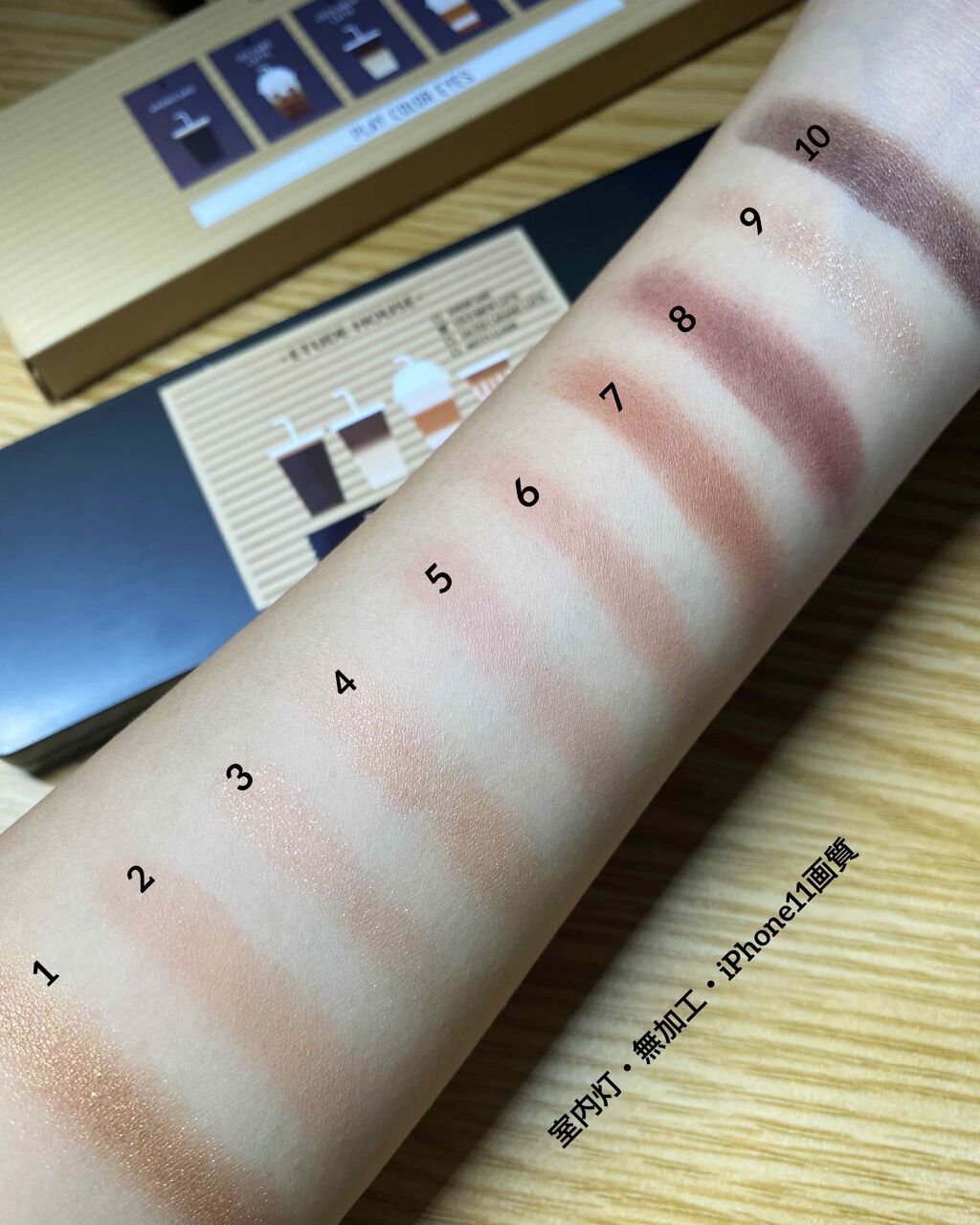 プレイカラー アイシャドウ/ETUDE/アイシャドウパレットを使ったクチコミ（2枚目）