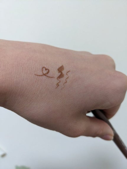 スリムリキッドアイライナー 02 ブラウン/キャンメイク/リキッドアイライナーを使ったクチコミ(2枚目)