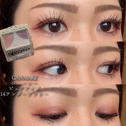 ジューシーピュアアイズ/キャンメイク/アイシャドウパレットを使ったクチコミ(1枚目)