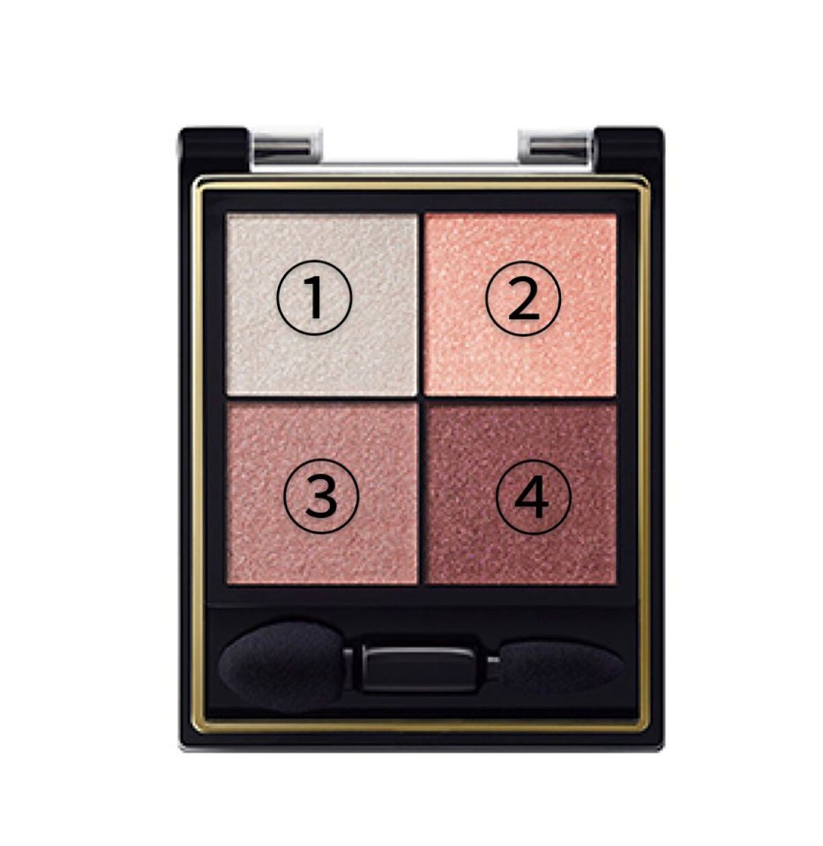 リアルクローズシャドウ/excel/アイシャドウパレットを使ったクチコミ(2枚目)