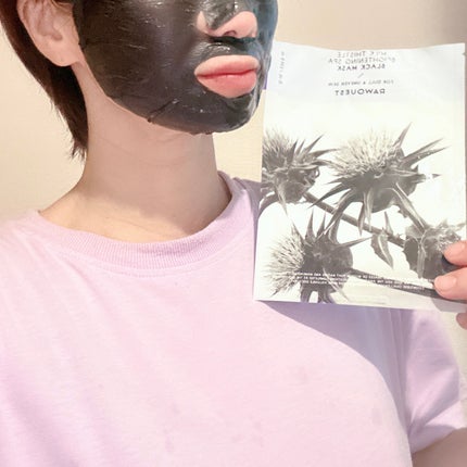 ミルクシスルブライトニングスパブラックマスク/RAWQUEST/シートマスク・パックを使ったクチコミ(4枚目)