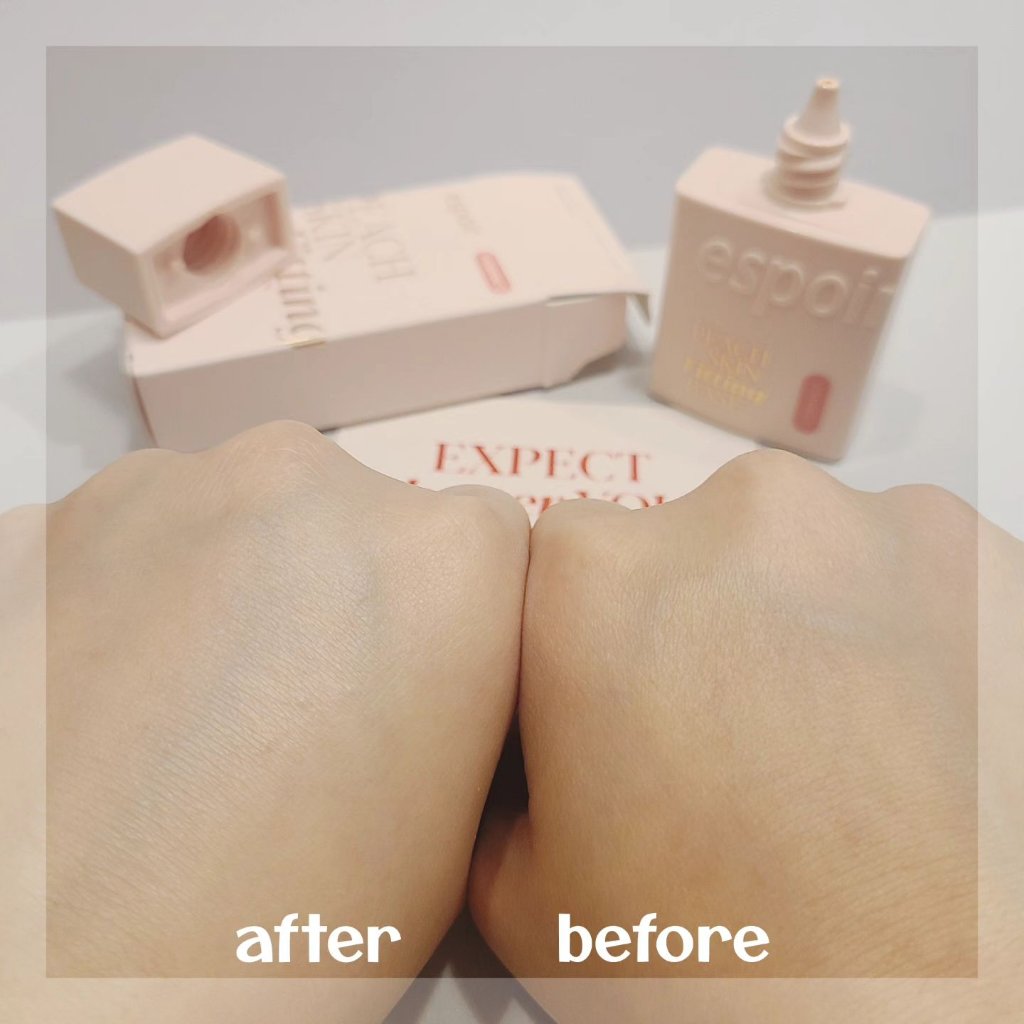 ピーチスキンフィッティングベース オールニュー SPF50 PA++++/espoir/化粧下地を使ったクチコミ（3枚目）