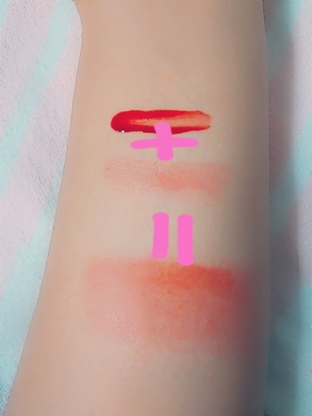 チェリースイート カラーリップバーム/ETUDE/口紅を使ったクチコミ（2枚目）