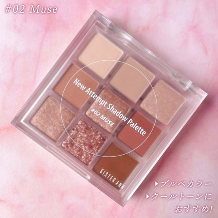 ニューアテンプトシャドウパレット/SISTER ANN/アイシャドウパレットを使ったクチコミ(3枚目)