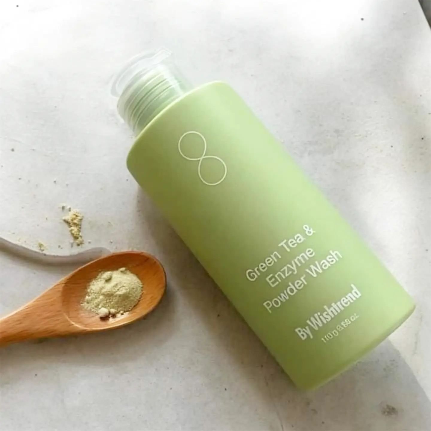 グリーンティー&エンザイムパウダーウォッシュ/By Wishtrend/洗顔パウダーを使ったクチコミ（3枚目）