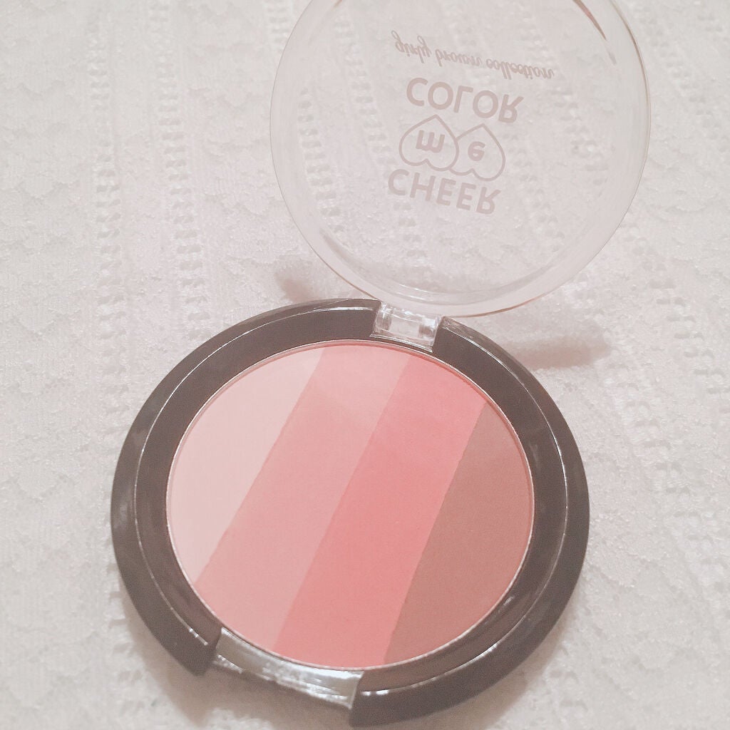 CHEER me COLOR パウダーチーク/セリア/パウダーチークを使ったクチコミ(3枚目)