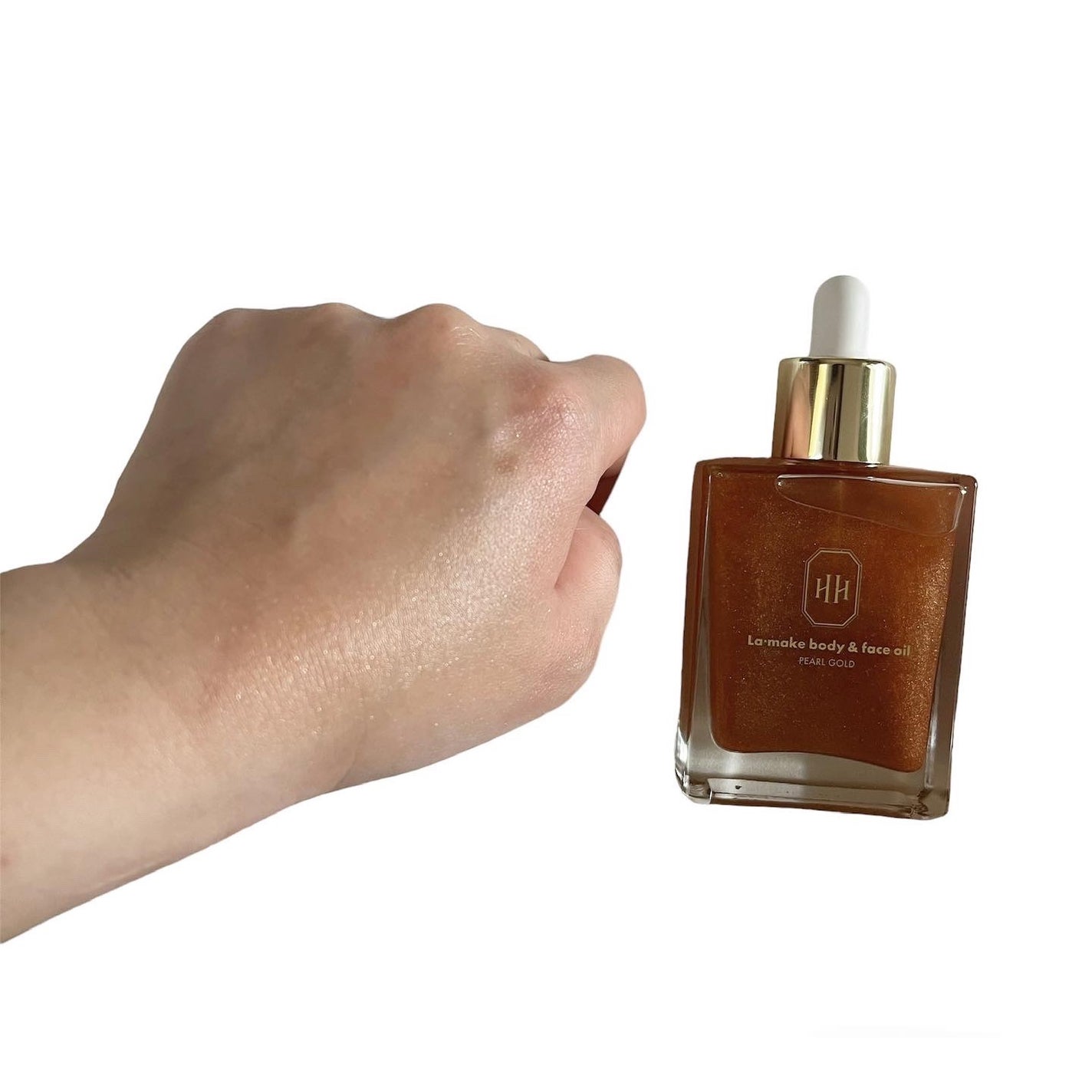 ラ・メイク ボディ&フェイスオイル/H×H/ボディオイルを使ったクチコミ(4枚目)