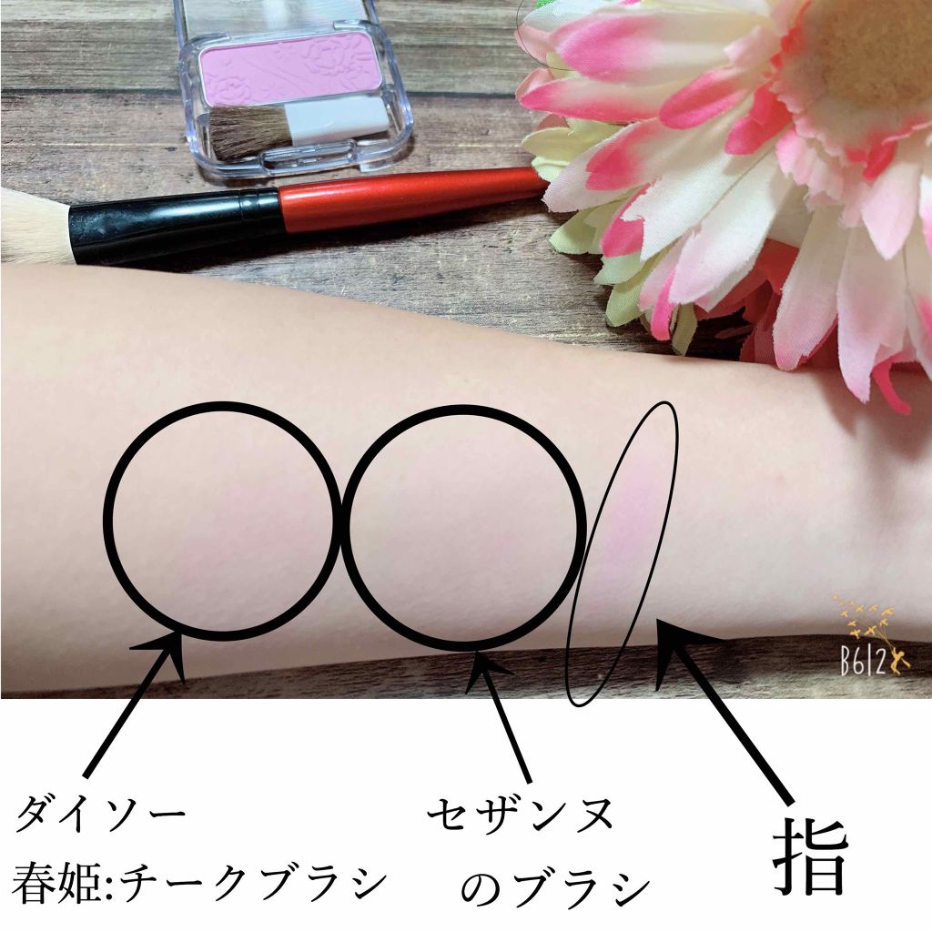 ナチュラル チークN/CEZANNE/パウダーチークを使ったクチコミ（3枚目）