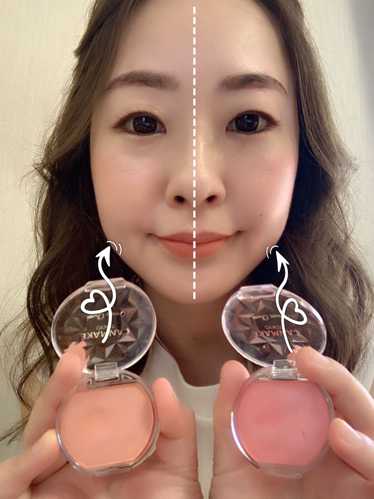 クリームチーク(パールタイプ)/キャンメイク/ジェル・クリームチークを使ったクチコミ(6枚目)