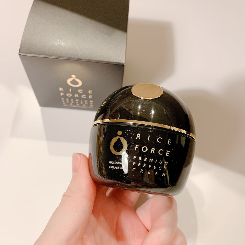 プレミアムパーフェクトクリーム/ライスフォース/フェイスクリームを使ったクチコミ（2枚目）