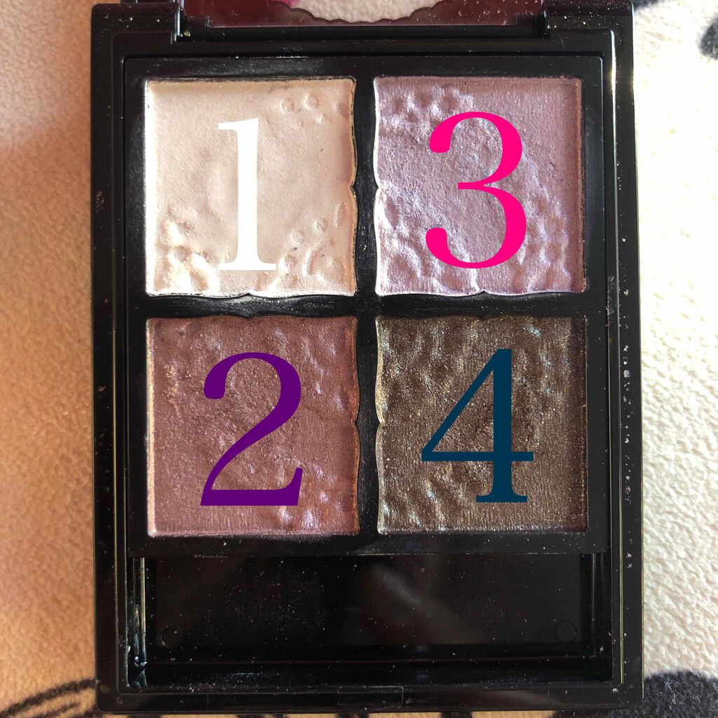 グロッシーリッチ アイズ/Visée/アイシャドウパレットを使ったクチコミ(3枚目)