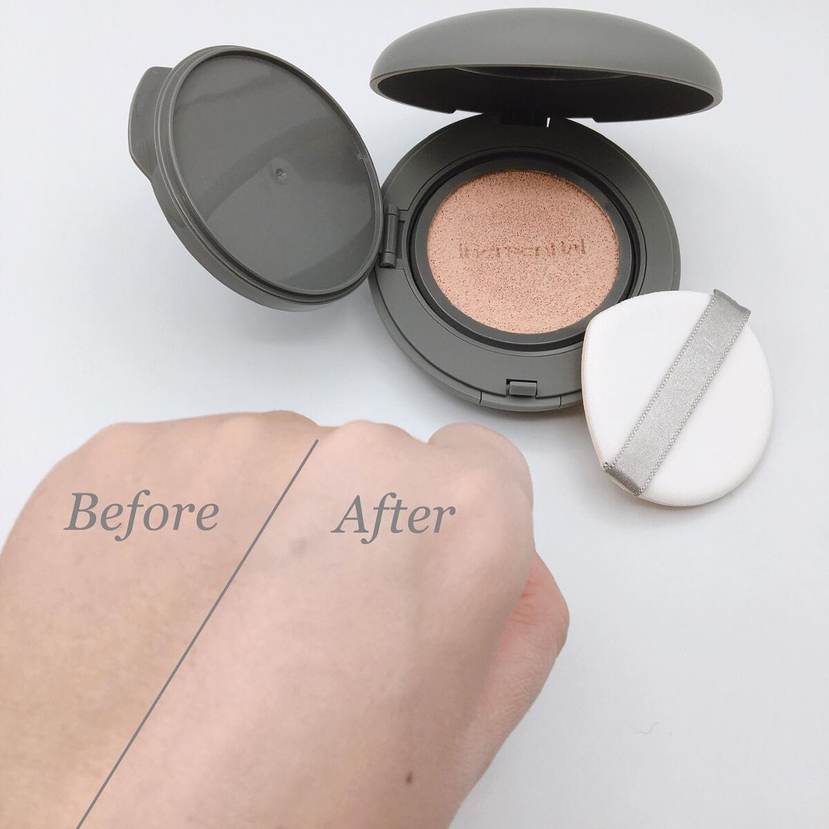 ナチュラルスキンフィットクッション/inersential/クッションファンデーションを使ったクチコミ(4枚目)