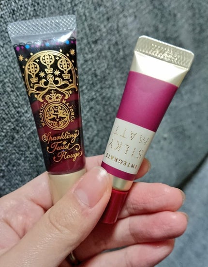 スパークリングツイストルージュ/MAJOLICA MAJORCA/リップグロスを使ったクチコミ(1枚目)