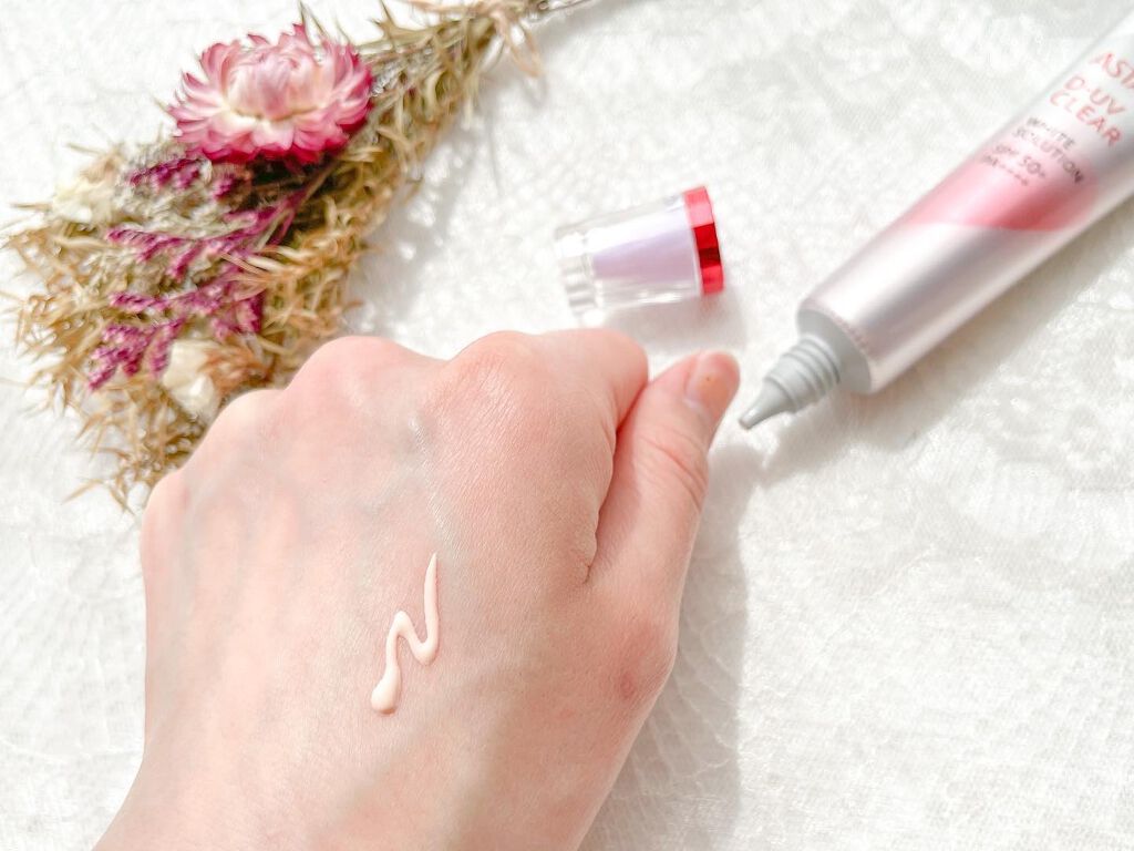 D-UVクリア ホワイトソリューション/アスタリフト/日焼け止めクリームを使ったクチコミ（2枚目）