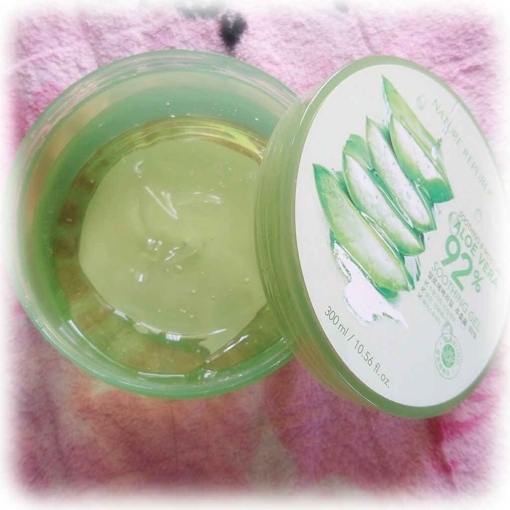 マイルド＆モイスチャーアロエジェル/ネイチャーリパブリック/ボディローションを使ったクチコミ（1枚目）