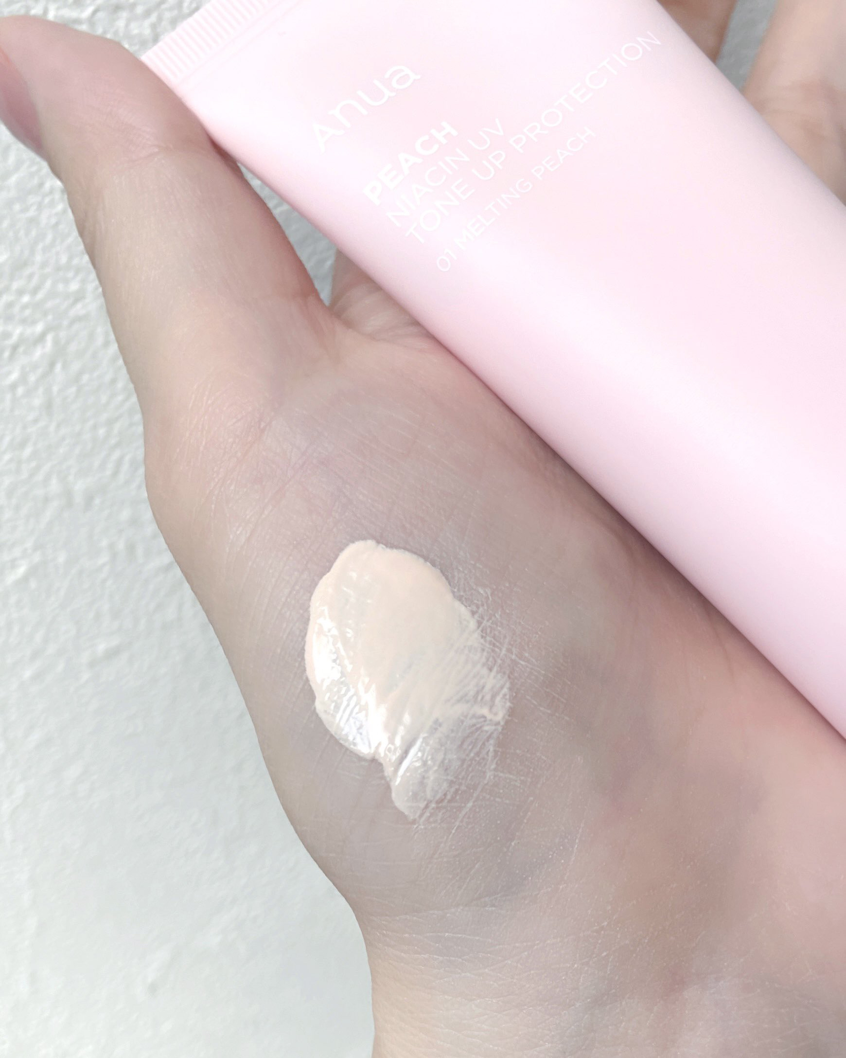 桃ナイアシン UVトーンアッププロテクション/Anua/化粧下地を使ったクチコミ（2枚目）