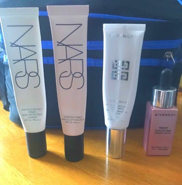 ①NARS
スムース&プロテクトプライマー（SPF50 PA++++）

②NARS
ラディアンスプライマー（SPF35 PA+++）

③ジバンシー
ブランディヴァン UVシールド（SPF50+ PA