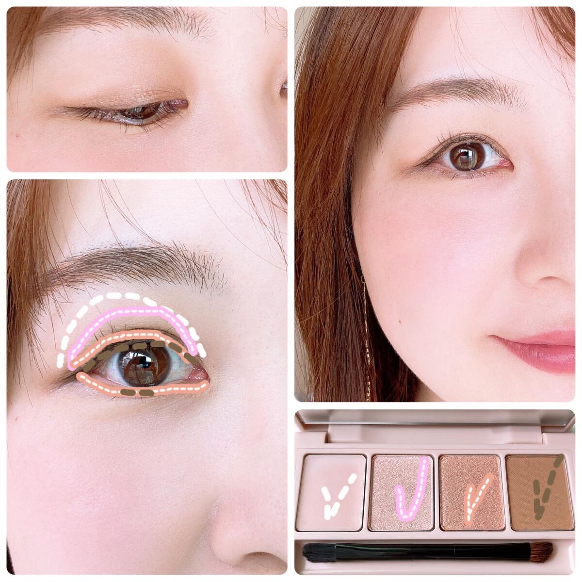 足しパレ/Fujiko/アイシャドウパレットを使ったクチコミ(5枚目)