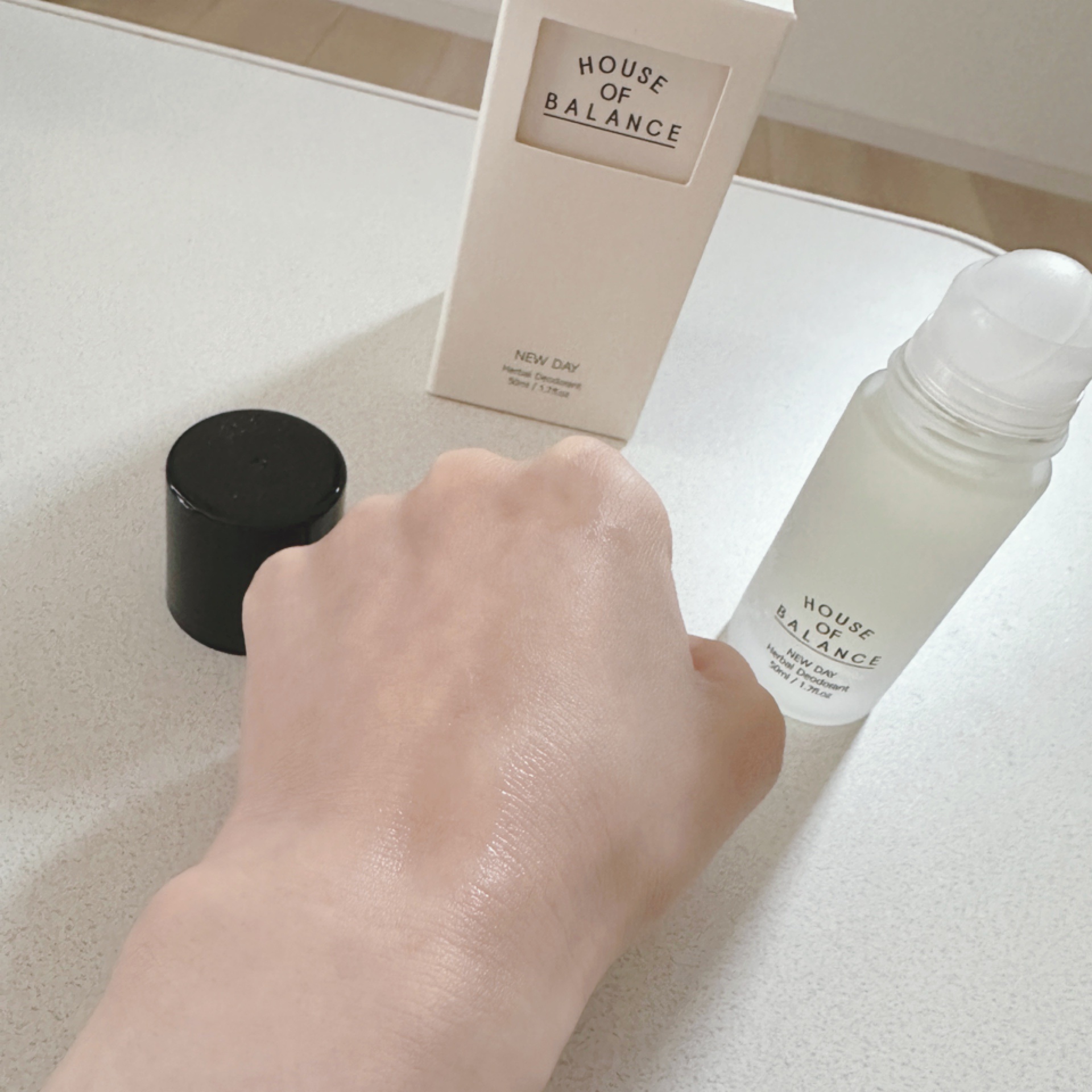 ニューデイハーバルデオドラント/ハウスオブバランス/デオドラント・制汗剤を使ったクチコミ（3枚目）