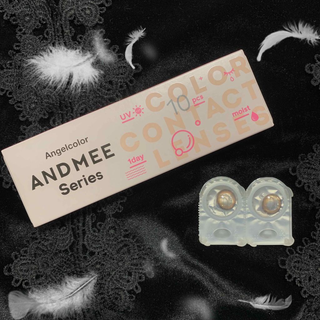 AND MEE 1day ピュア/AngelColor/ワンデー（１DAY）カラコンを使ったクチコミ（2枚目）