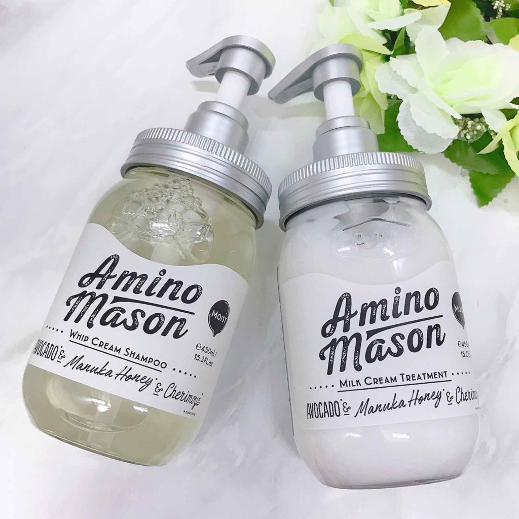 [旧商品]モイスト ホイップクリーム シャンプー／トリートメント ホイップクリーム シャンプー/アミノメイソン/シャンプー・コンディショナーを使ったクチコミ（1枚目）