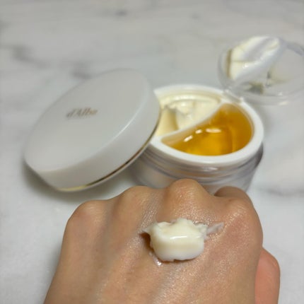 ホワイトトリュフダブルセラムアンドクリーム/ダルバ/フェイスクリームを使ったクチコミ(7枚目)