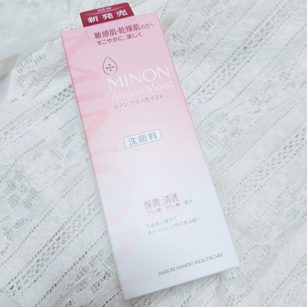 アミノモイスト モイストクリーミィ ウォッシュ/ミノン/洗顔フォームを使ったクチコミ（1枚目）