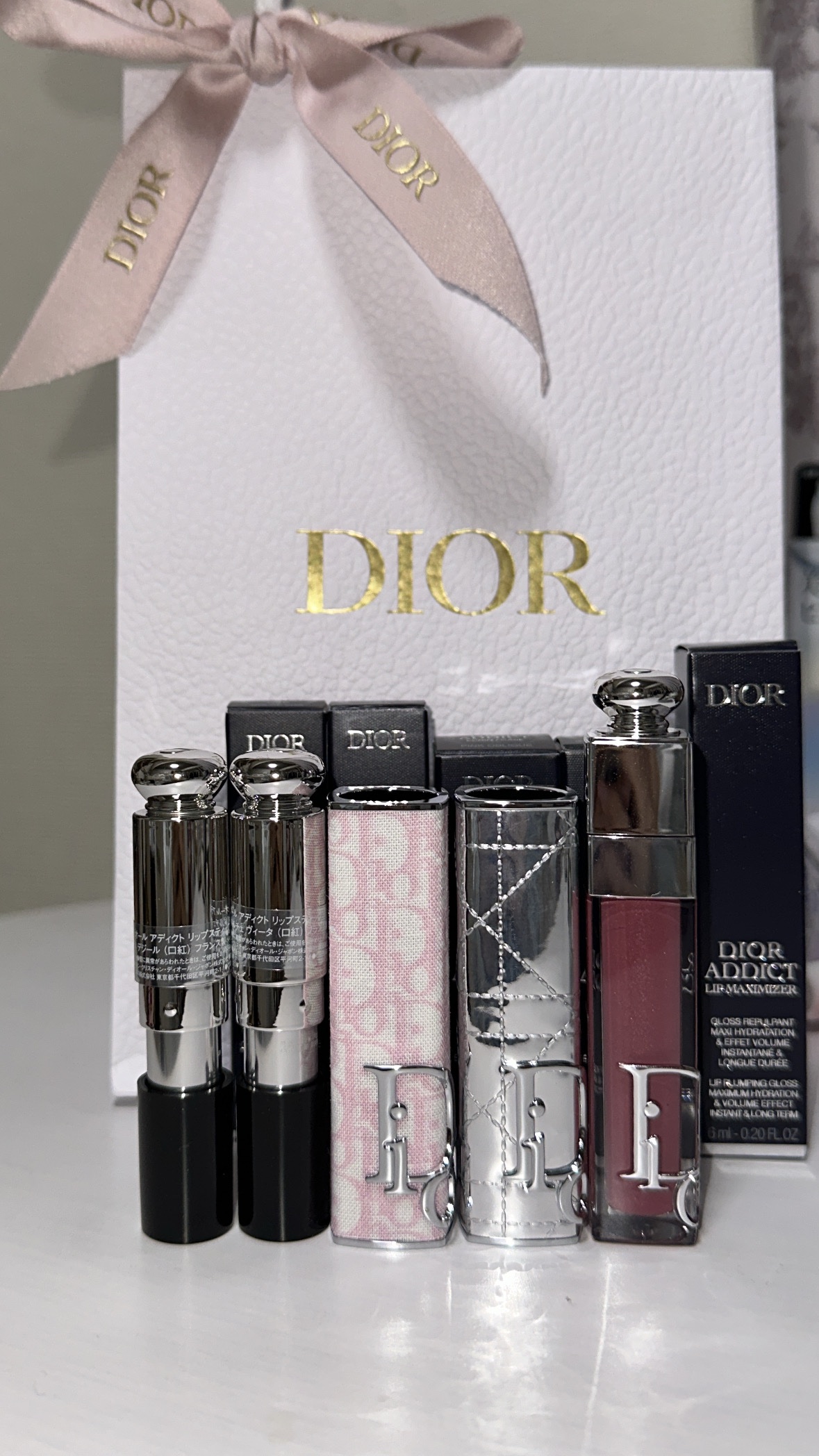 ディオール アディクト クチュール リップスティック ケース シルバー カナージュ/Dior/その他化粧小物を使ったクチコミ（1枚目）