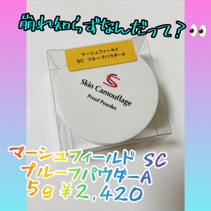 SC プルーフパウダーA/マーシュ・フィールド/ルースパウダーを使ったクチコミ(1枚目)