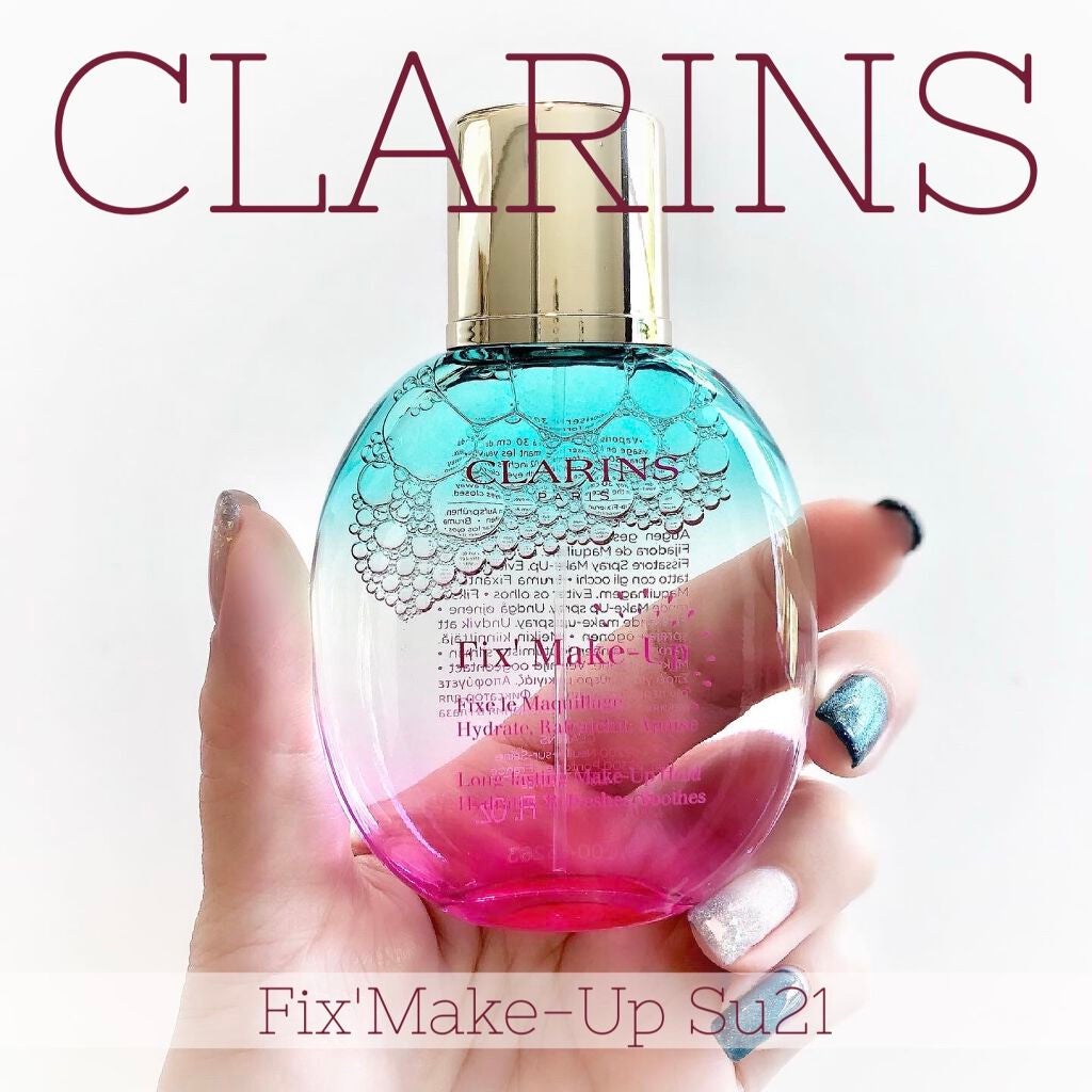 フィックス メイクアップ/CLARINS/ミスト状化粧水を使ったクチコミ(1枚目)