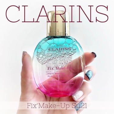 フィックス メイクアップ/CLARINS/ミスト状化粧水を使ったクチコミ（1枚目）