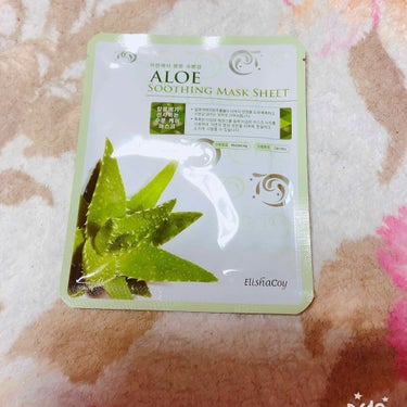 ALOE SOOTHING MASK SHEET/Elishacoy/シートマスク・パックを使ったクチコミ（1枚目）