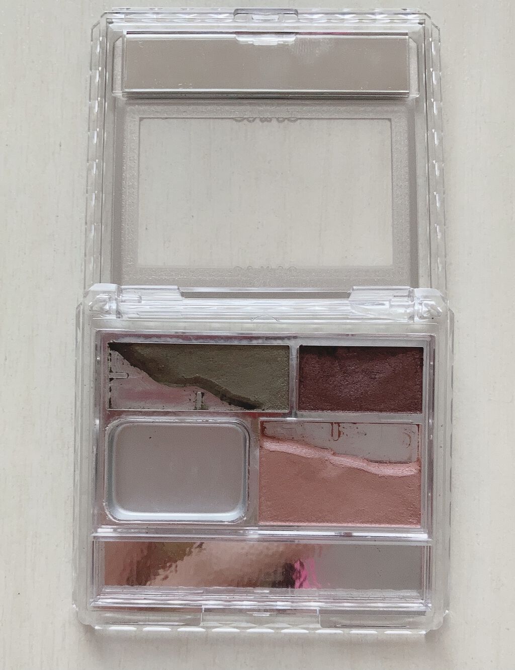 パーフェクトブラウンアイズ 06 アンティークカーキ/キャンメイク/ジェル・クリームアイシャドウを使ったクチコミ（2枚目）