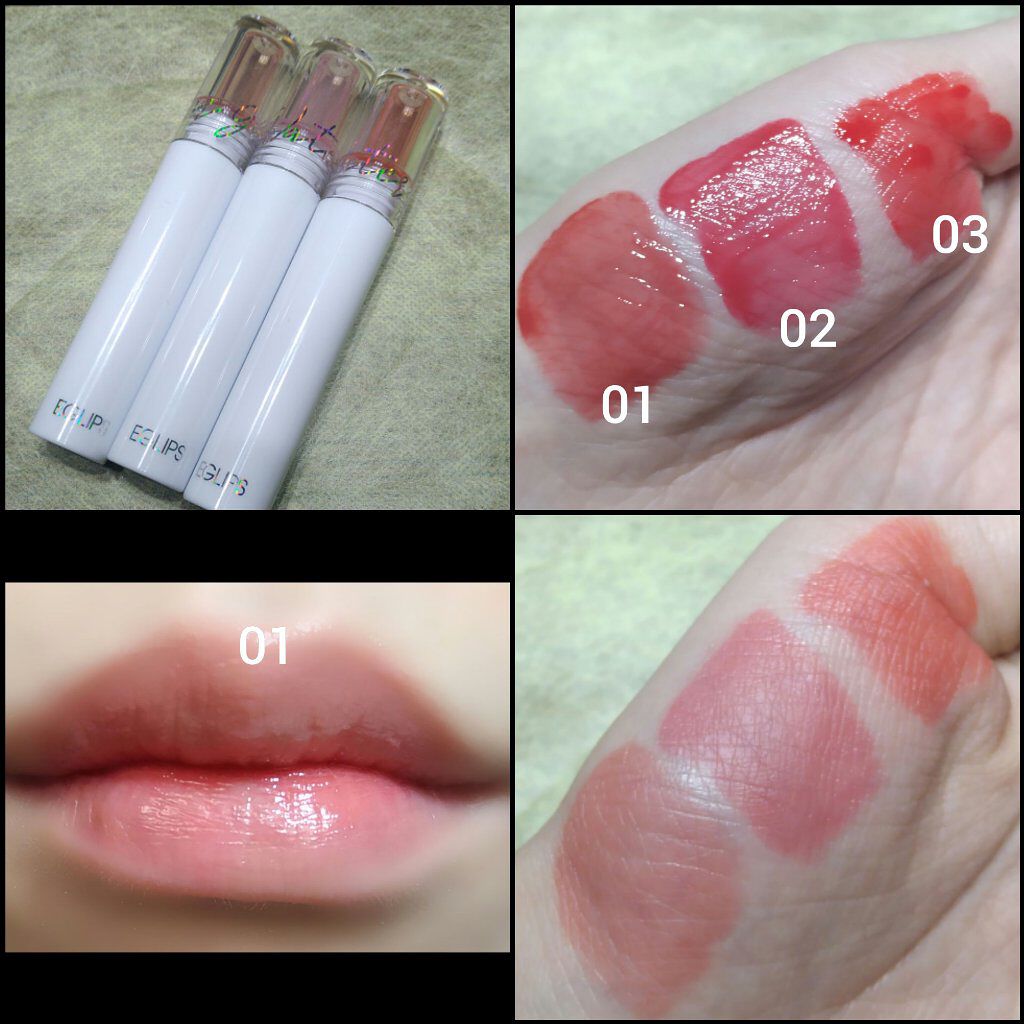 ウォーターグレーズティント/EGLIPS/リップティントを使ったクチコミ(1枚目)