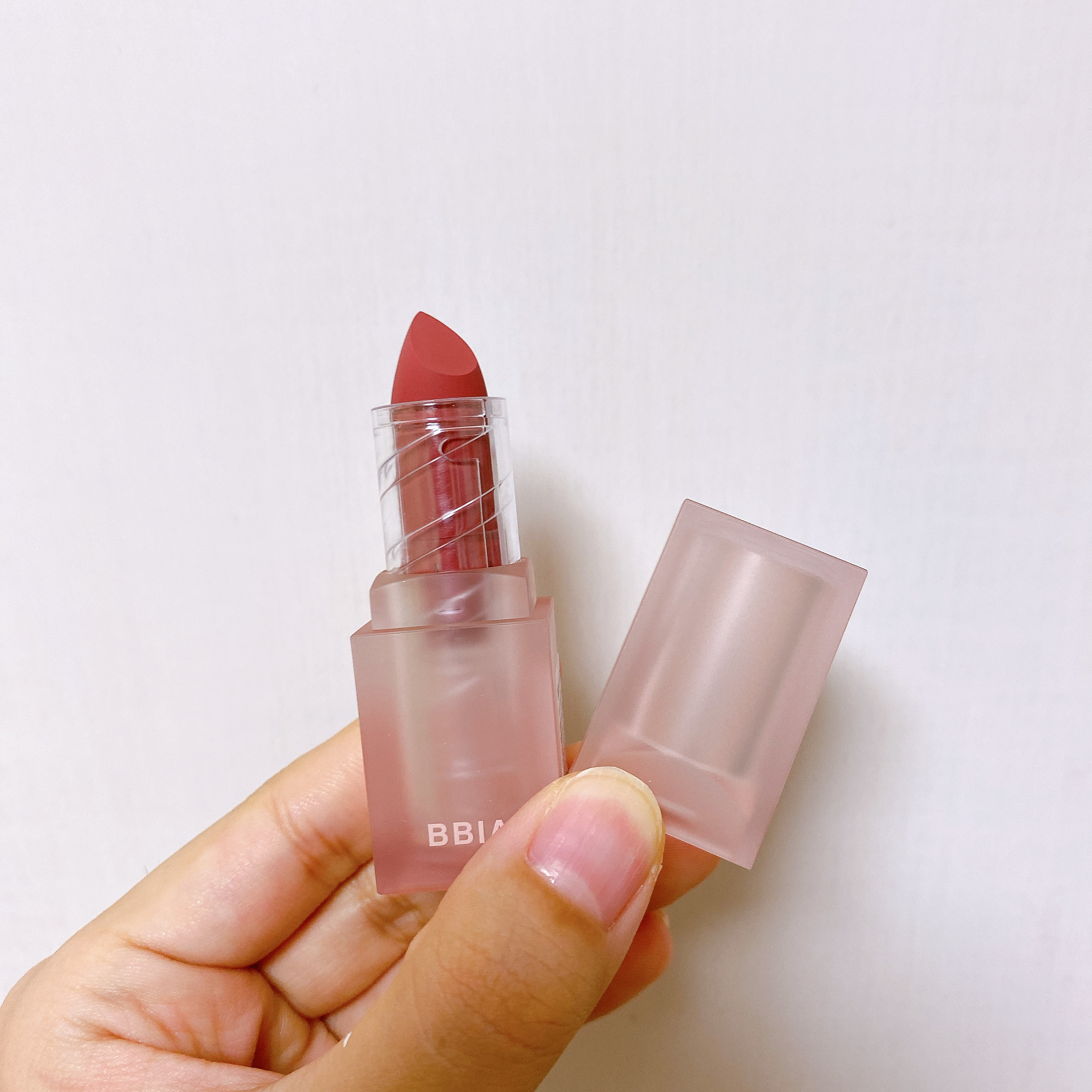 ラストパウダーリップスティック2/BBIA/口紅を使ったクチコミ（1枚目）