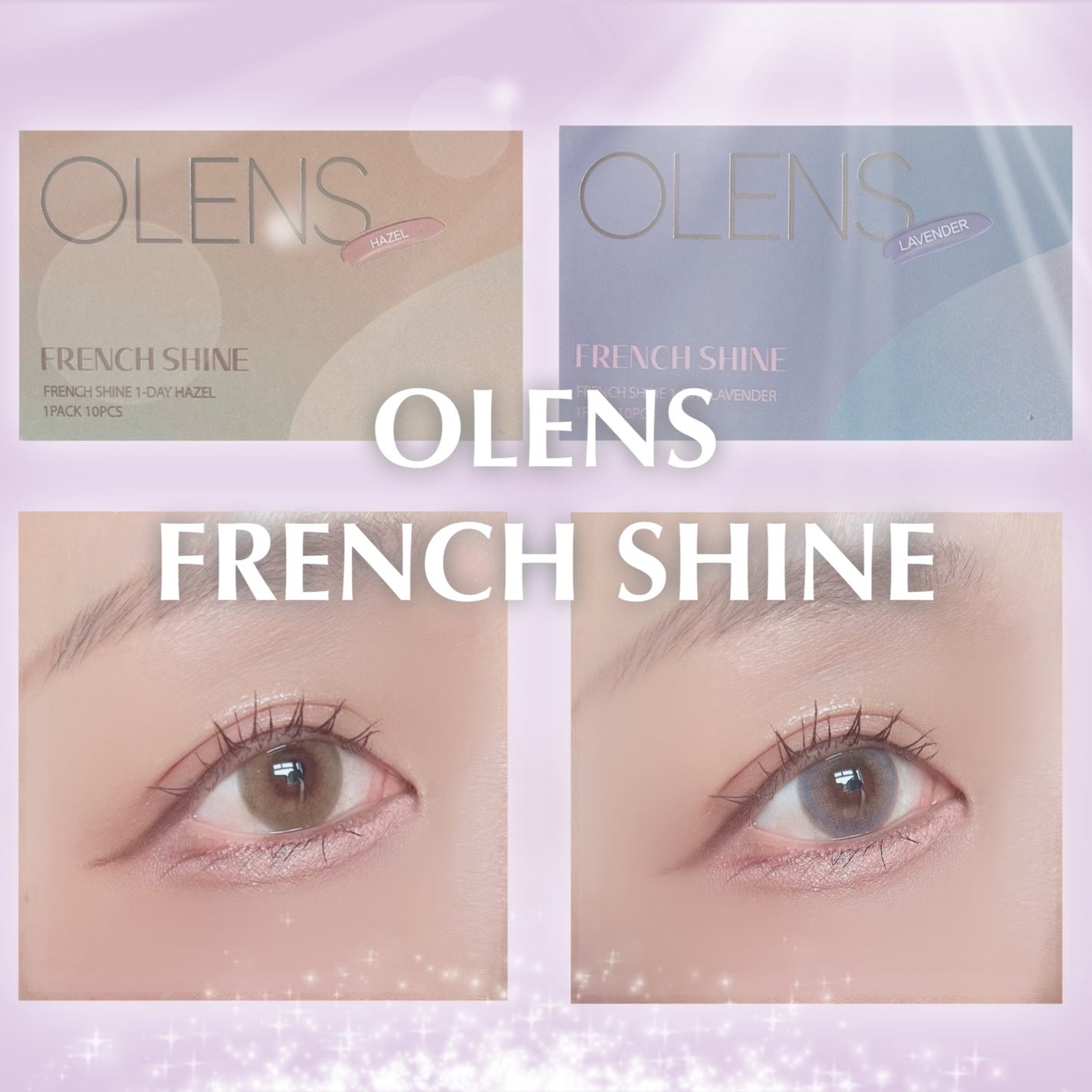 フレンチシャイン 1month/OLENS/1ヶ月(1MONTH)カラコンを使ったクチコミ(1枚目)