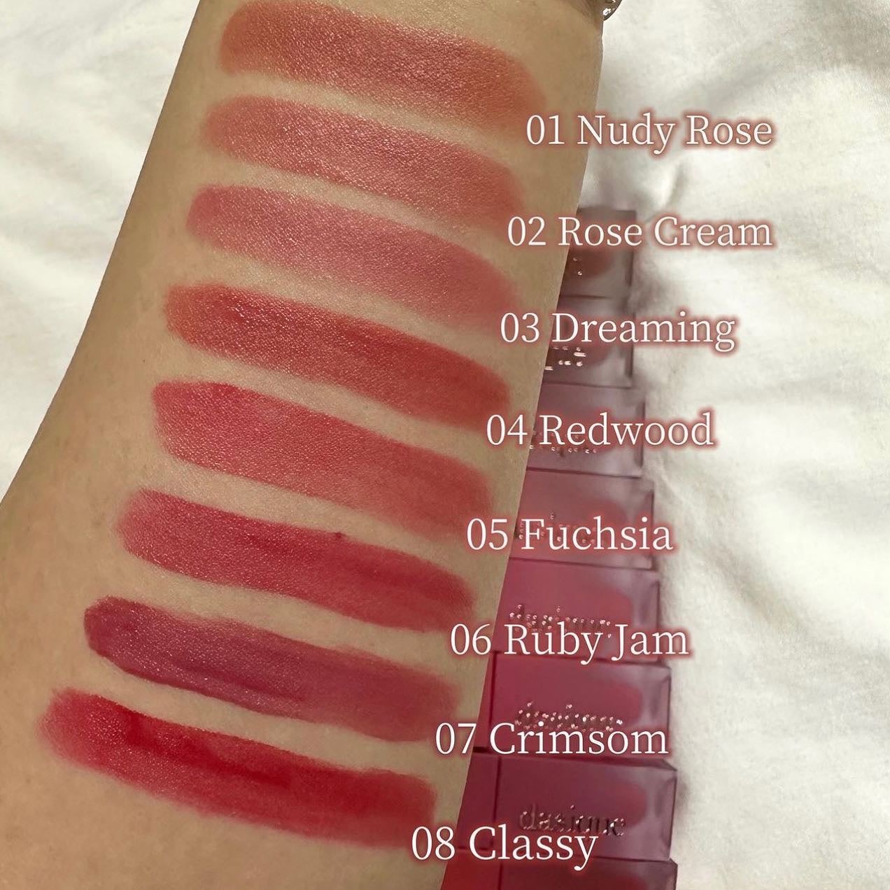 クリームドゥローズティント/dasique/リップティントを使ったクチコミ(2枚目)