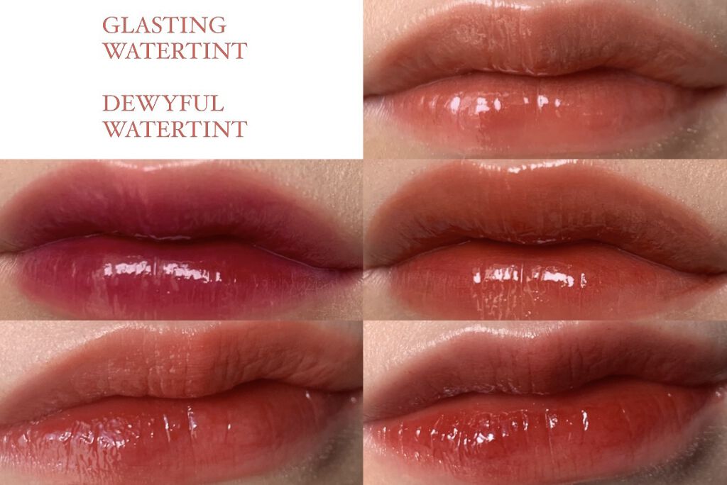 グラスティングウォーターティント/rom&nd/リップティントを使ったクチコミ（1枚目）