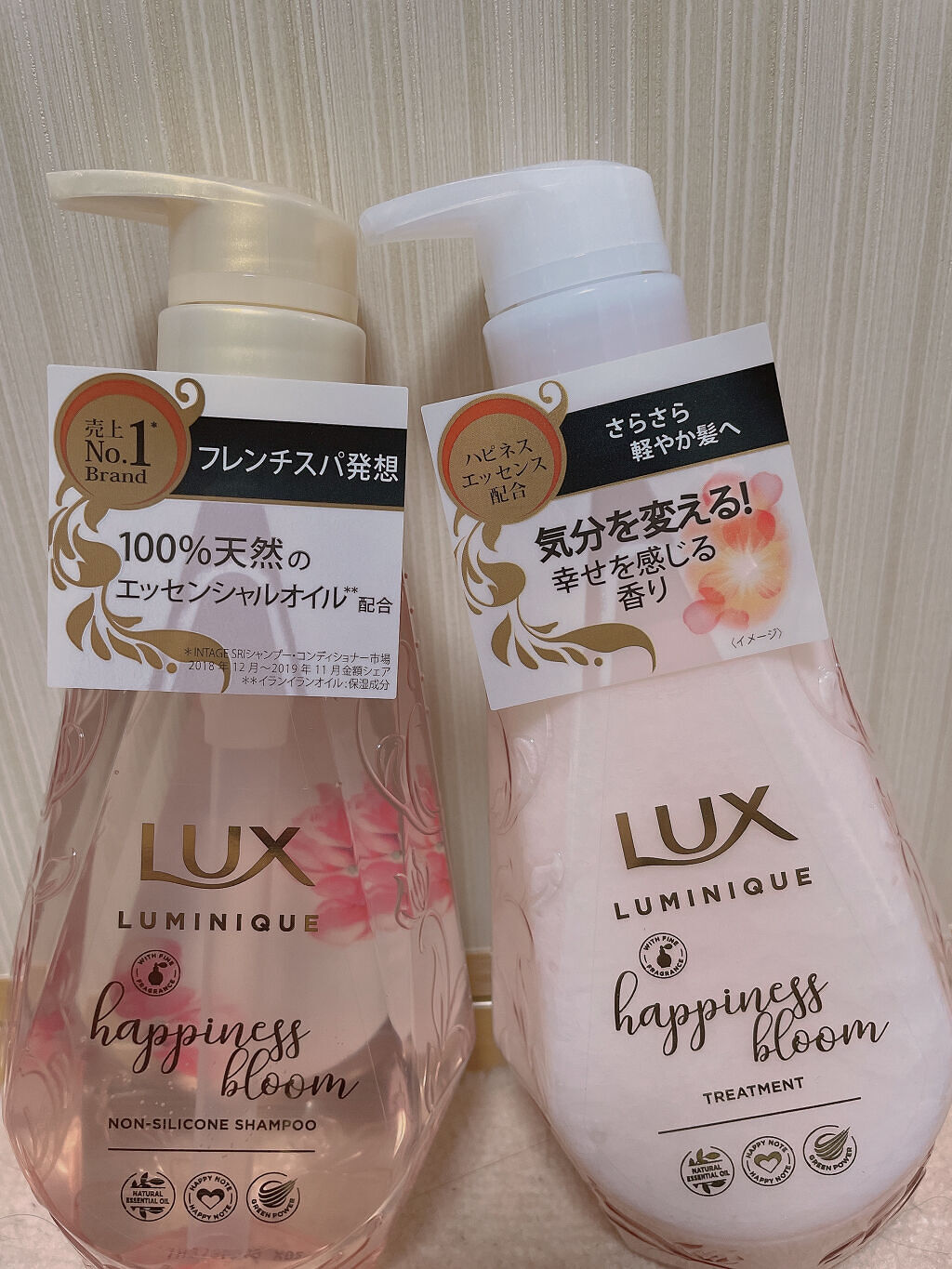 ルミニーク ハピネスブルーム シャンプー／トリートメント/LUX/市販シャンプーを使ったクチコミ（1枚目）