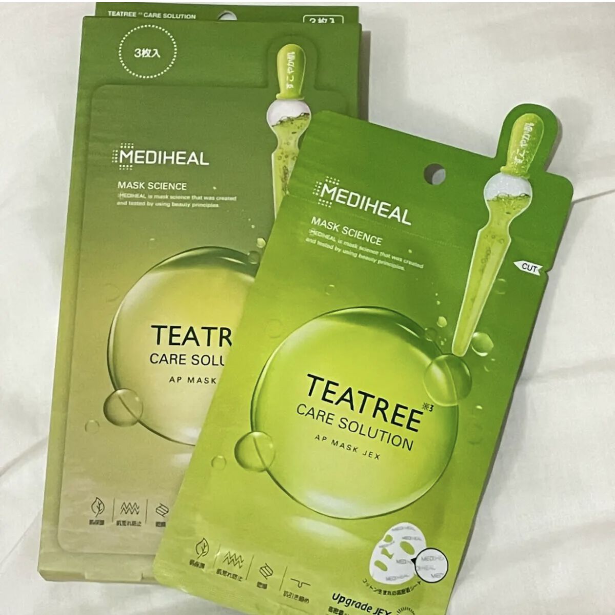 ティーツリーケアソリューション アンプルマスクJEX/MEDIHEAL/シートマスク・パックを使ったクチコミ（1枚目）