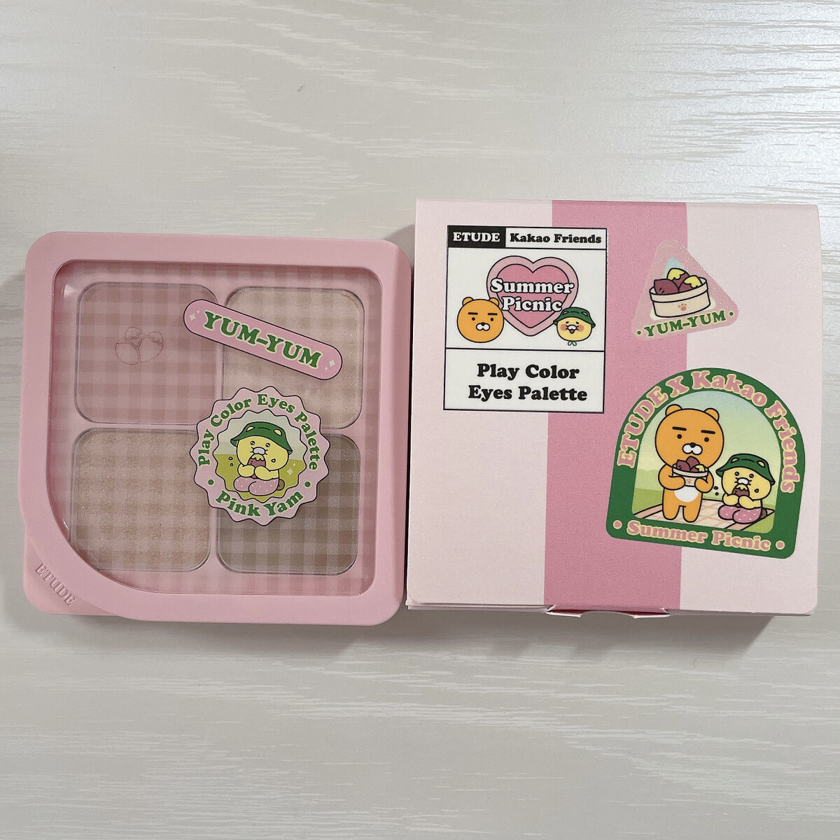 カカオフレンズ　プレイカラーアイズ　/ETUDE/アイシャドウパレットを使ったクチコミ（1枚目）