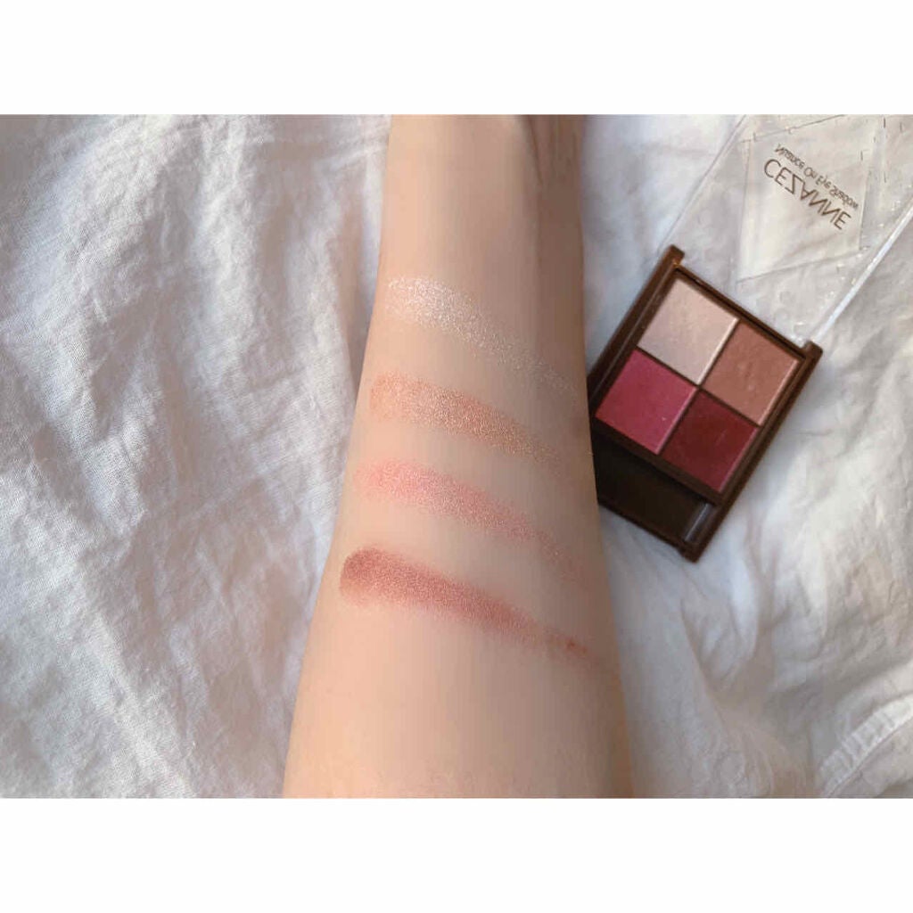 ニュアンスオンアイシャドウ/CEZANNE/アイシャドウパレットを使ったクチコミ(3枚目)