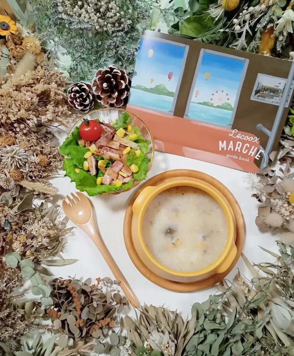 もち麦スープ/ラコックマルシェ/低糖質食品を使ったクチコミ(3枚目)