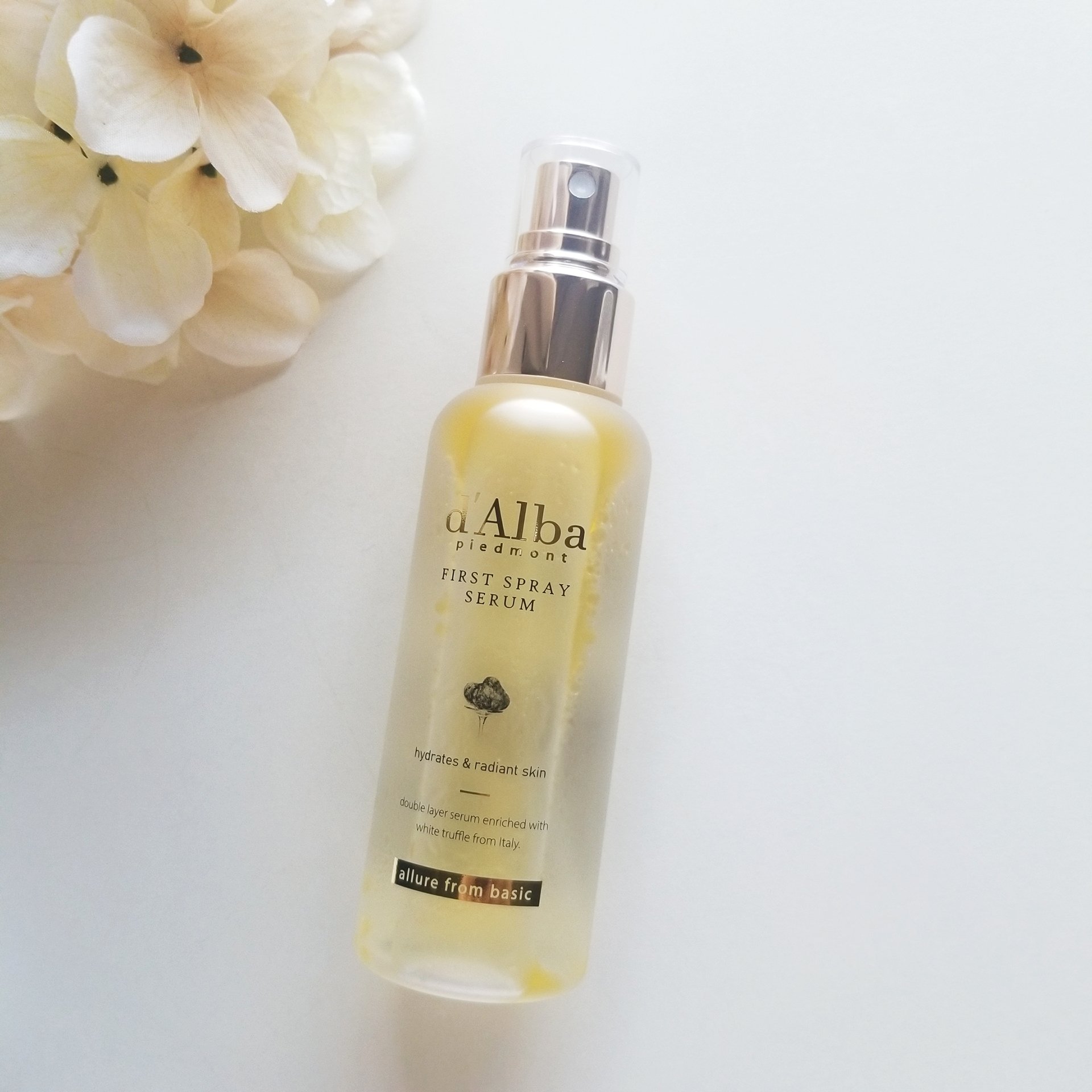 ダルバ ホワイトトリュフファーストスプレーセラム/ダルバ/ミスト状化粧水を使ったクチコミ（2枚目）