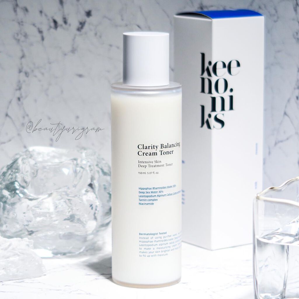 クラリティバランシングクリームトナー/keenoniks/化粧水を使ったクチコミ（1枚目）