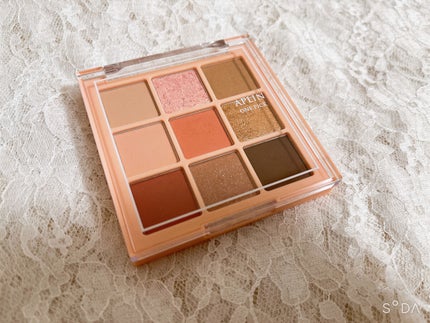 ワンピックアイシャドウパレット 01 ピンクコーラル/APLIN/アイシャドウパレットの画像