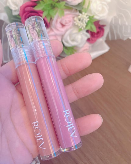 LIP PLUMPER GLAZE TINT/ROJEV/口紅を使ったクチコミ(4枚目)
