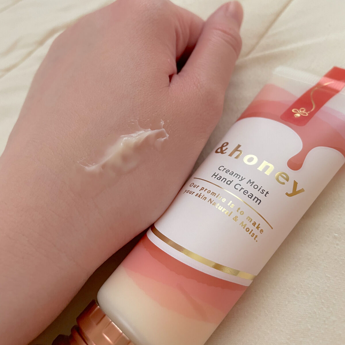 アンドハニー　クリーミーモイスト ハンドクリーム/&honey/ハンドクリームを使ったクチコミ（3枚目）